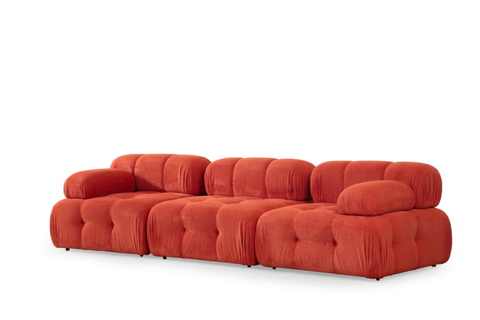 Atelier Del Sofa Doblo Sofá de 3 plazas - Rojo